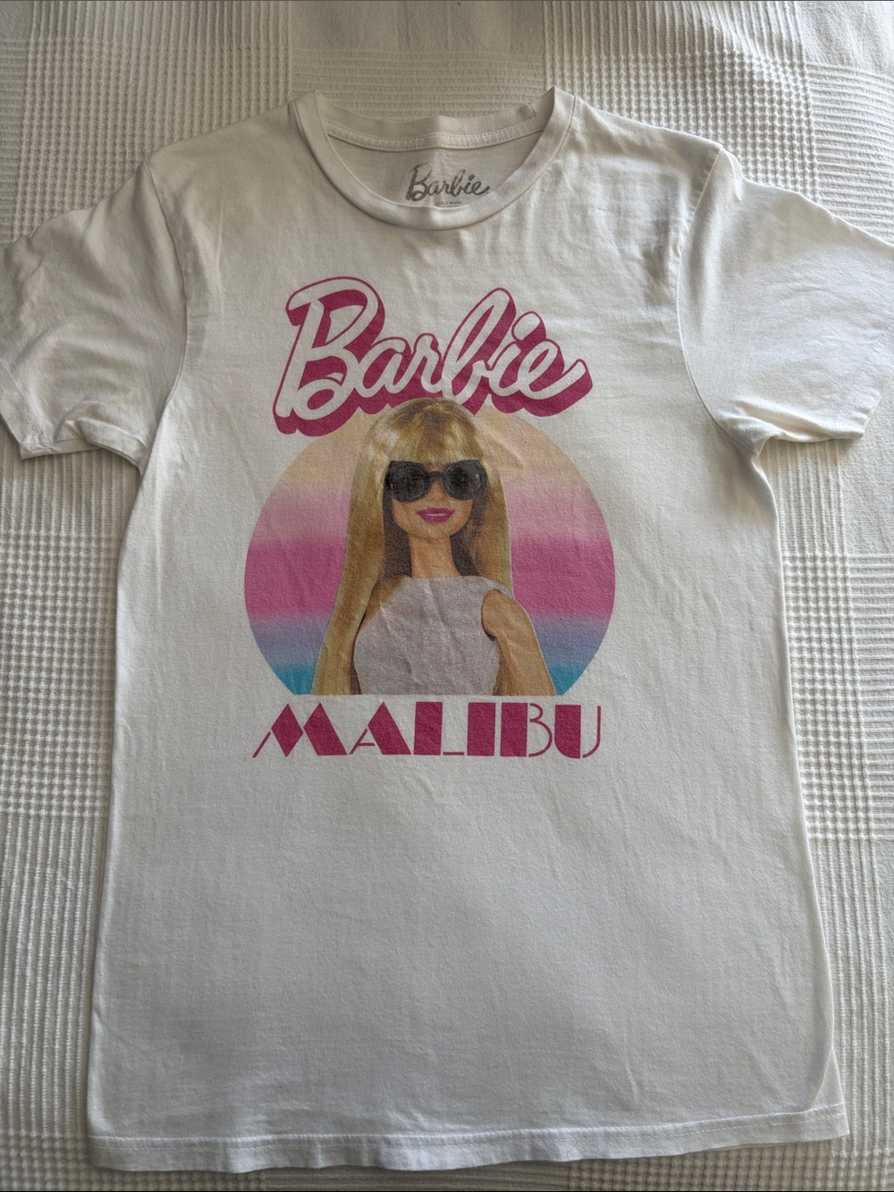 Barbie White Tee